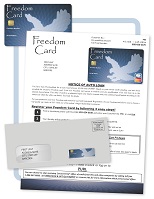 Triple Freedom Flyer sample Freedom Flyer mailer example